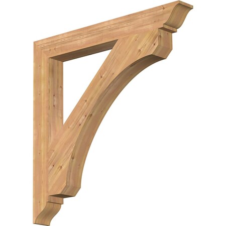 Ekena Millwork Legacy Traditional Smooth Bracket, Western Red Cedar, 5 1/2"W x 48"D x 48"H BKT06X48X48LEC01SWR